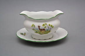 Soßenschüssel 0,4l gegossen mit Untertasse Ofelie Reh ZL