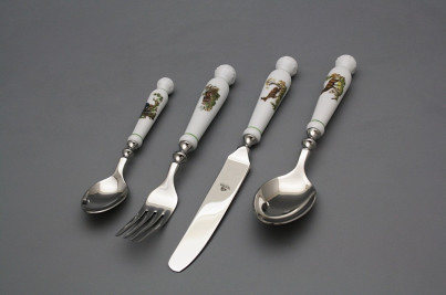 Besteck Set Bohemia 1987 Jägern 4teilig ZL č.1