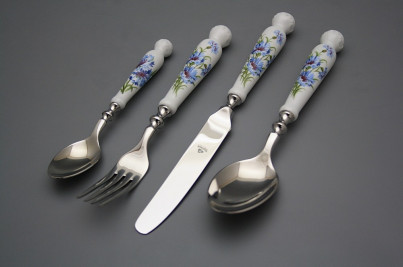 Besteck Set Bohemia 1987 Kornblumen 4teiliges BB č.1