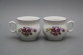 Tasse Darume 0,29l Stiefmütterchen FL