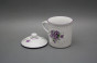 Tasse Mozart 0,25l mit Deckel Veilchen FL č.2