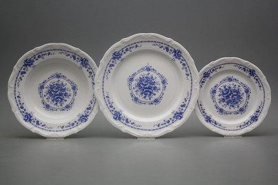 Tellerset Marie Teresa Royal Blue 36teiliges BB č.1