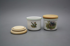 Dose mit Holzdeckel A Schnepfe ZL