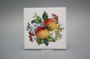 Fliese 15x15cm Apple weiß glänzend
