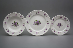 Tellerset Marie Louise Veilchen 18teiliges JBB