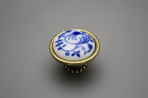Rustikaler Handgriff Bohemia 40mm Zwiebelmuster Granatapfel
