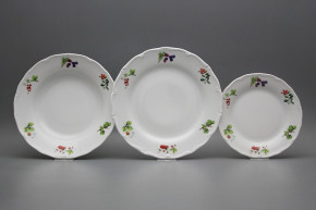 Tellerset Verona Waldbeeren 18teiliges ABB