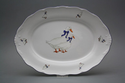Oval 40cm Verona Gänse FML č.1