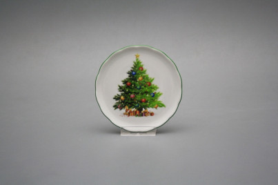 Glasuntersetzer 10cm Rokoko Christmas Tree ZL č.1