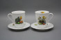 Tasse 0,3l und Untertasse Verona Ostern BB č.2