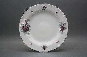 Runde flache Schüssel 31cm Verona Viola mit Schleife KFL