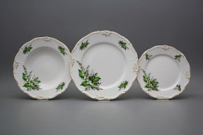 Tellerset Marie Louise Maiglöckchen 36teiliges EGL Lux