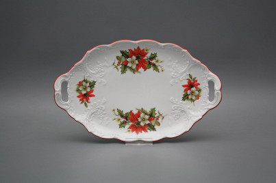 Oval Schüssel 25cm Opera Weihnachtsstern CL č.1