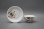 Tasse niedrig 0,18l und Untertasse Verona Blumenwiese motiv A BB č.2