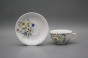 Tasse niedrig 0,18l und Untertasse Verona Blumenwiese motiv B BB č.2