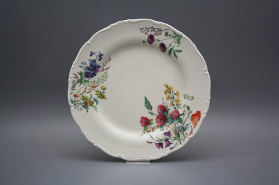 Flacher Teller 25cm Ofelie IVORY Blumenwiese CBB č.1