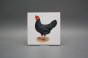 Fliese 15x15cm Henne weiß matt č.4
