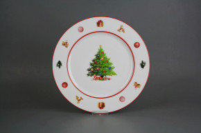 Flacher Teller 25cm Nina Christmas Tree JCL