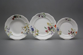Tellerset Alaska Blumenwiese 12teiliges CBB