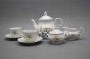 Teeservice-Druck, Gold und Platinum