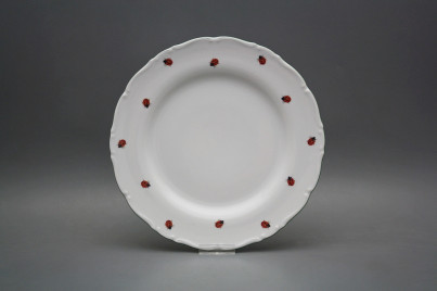 Flacher Teller 25cm Ofelie Marienkäfern AZL č.1